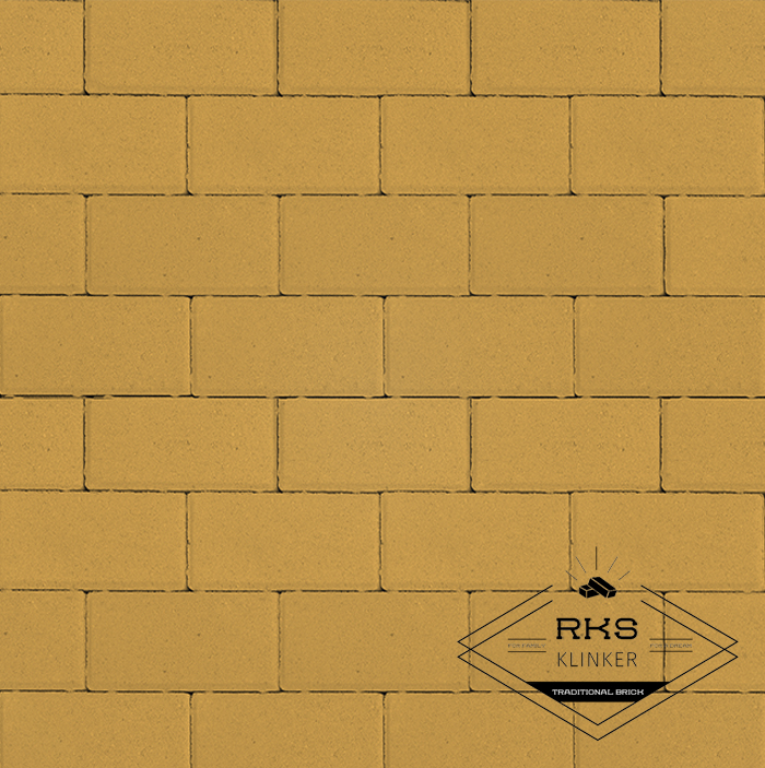 Плитка тротуарная SteinRus, Прямоугольник 1.П.6, Желтый, 100х200х60 мм в Курске